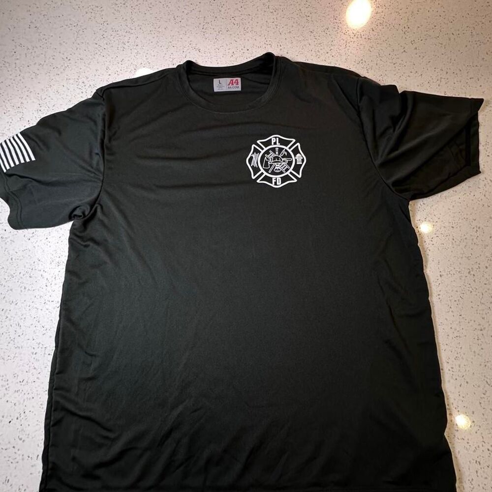 A4-apparel Men's Black and Grey T-shirt